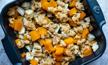 Crumble De Courge Butternut Poire Et Parmesan Jecuisinelocal